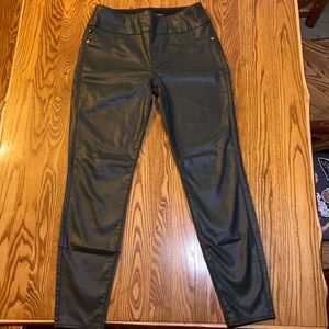 Rock and republic leather ankle jeans. Never worn.